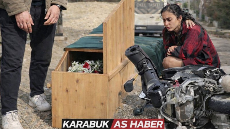 Karabük’te Kazada Hayatını Kaybeden İran Uyruklu Motokurye Toprağa Verildi