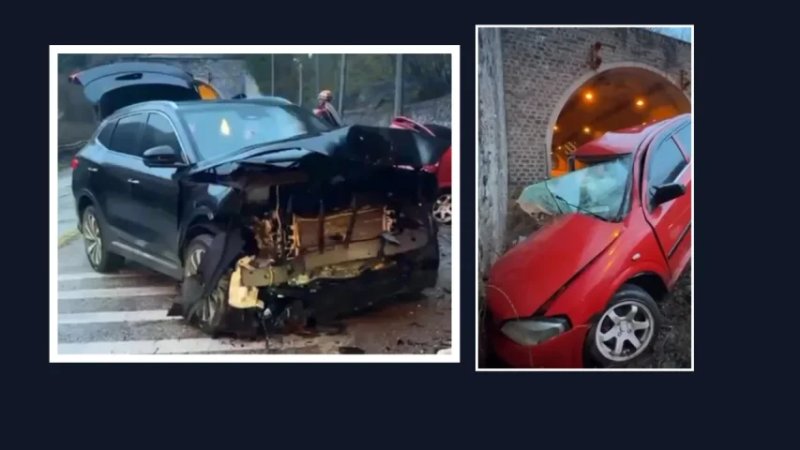 KARABÜK-YENİCE KARA YOLUNDA 2 OTOMOBİL ÇARPIŞTI; 1 ÖLÜ, 5 YARALI
