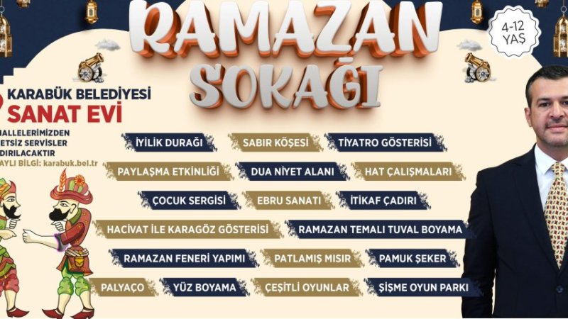 Karabük’te Ramazan Sokağı Etkinlikleri Başlıyor