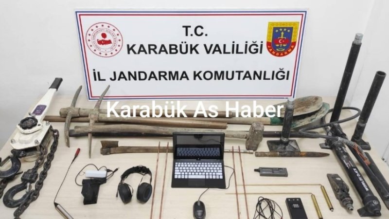 Jandarma'dan Kaçak Kazı Operasyonu.