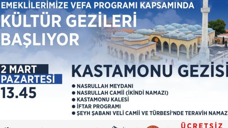 Karabük Belediyesi’nden Emeklilere Vefa: Kültür Gezileri Başlıyor