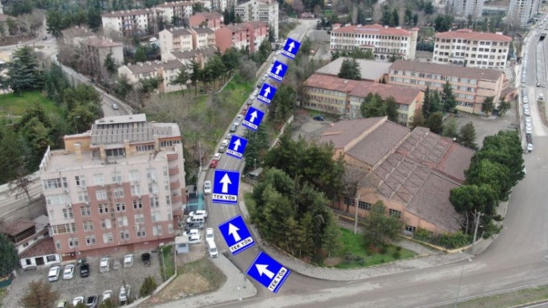 Polis Evi iÖnündeki Fatih Caddesi Tek Yön Oldu