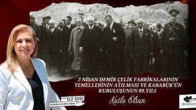 Başkan Köse'den 3 Nisan mesajı